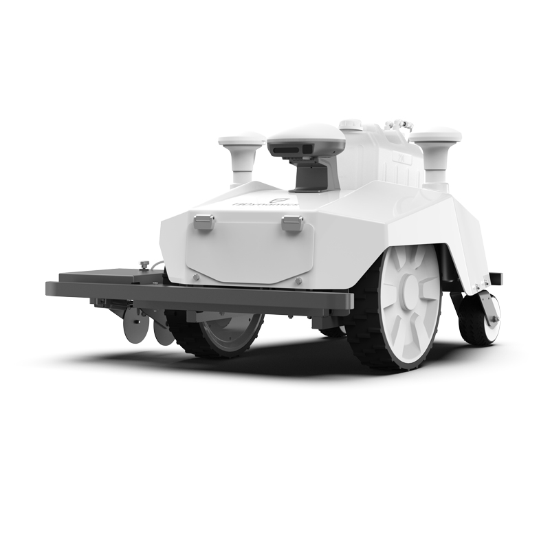 Best price fully equipped autonomous robot for line marking painting line logos soccer football fields.