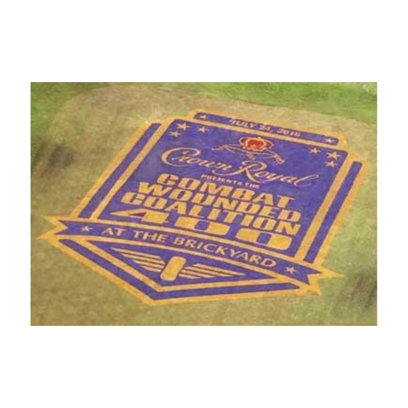 Corporate Logo Stencils And Paint.