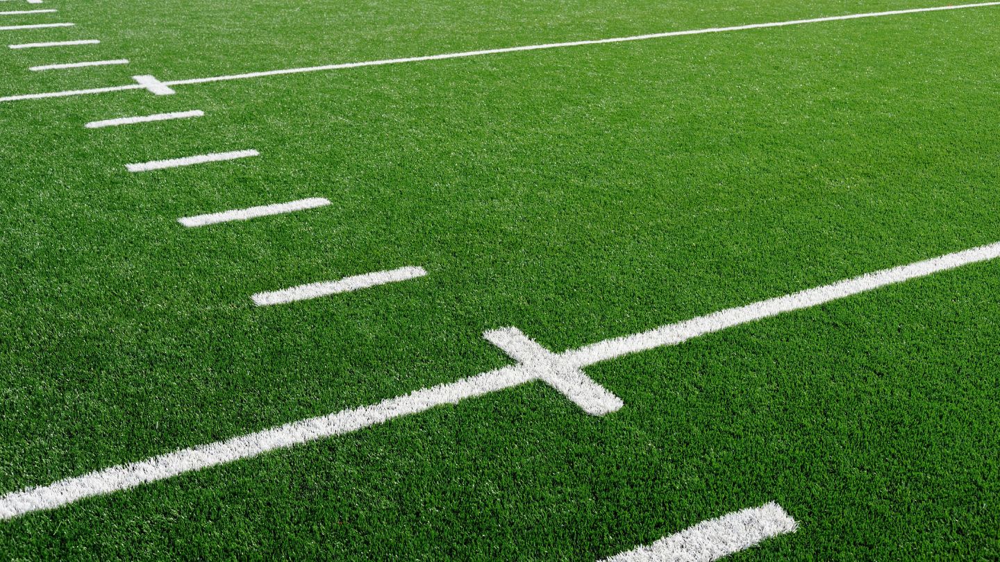  Football Field With Markings 