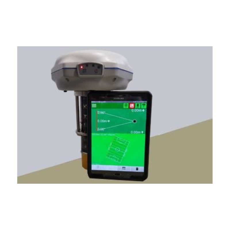 athletic field soccer football layout system with gps precision.