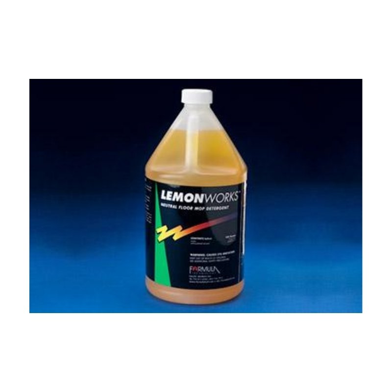 Low foam, pleasant scented, neutral PH, concentrated floor cleaning detergent.
