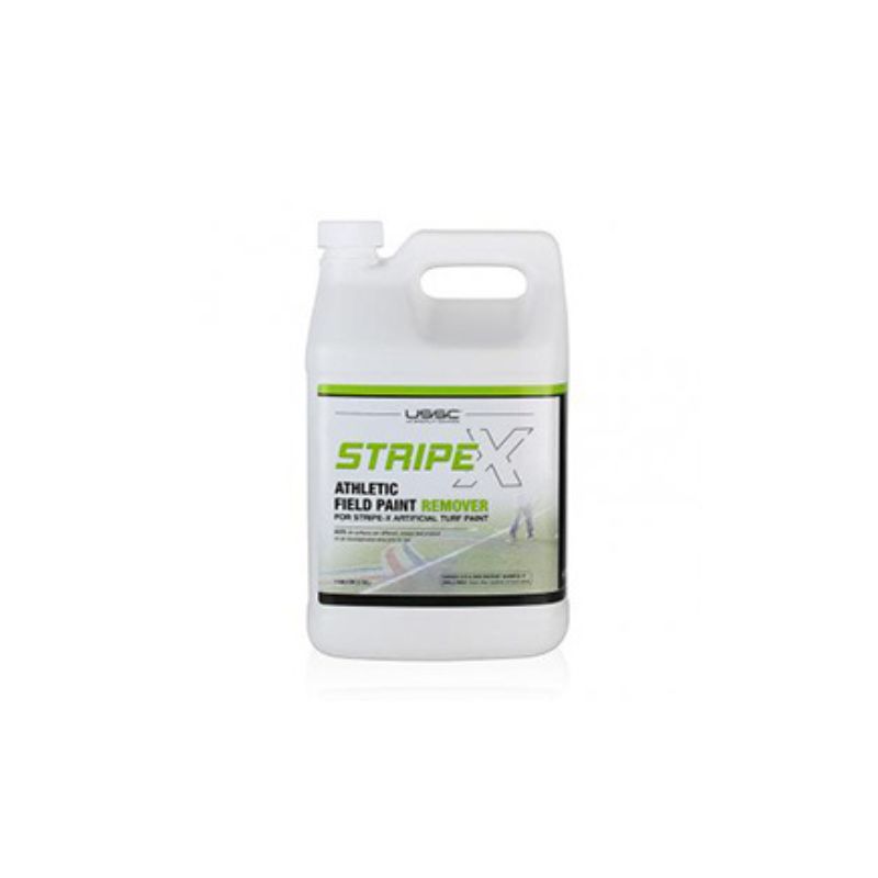 Stripe X Paint Remover for removing strip x removable paint for synthetic field turf manufactured by ussc