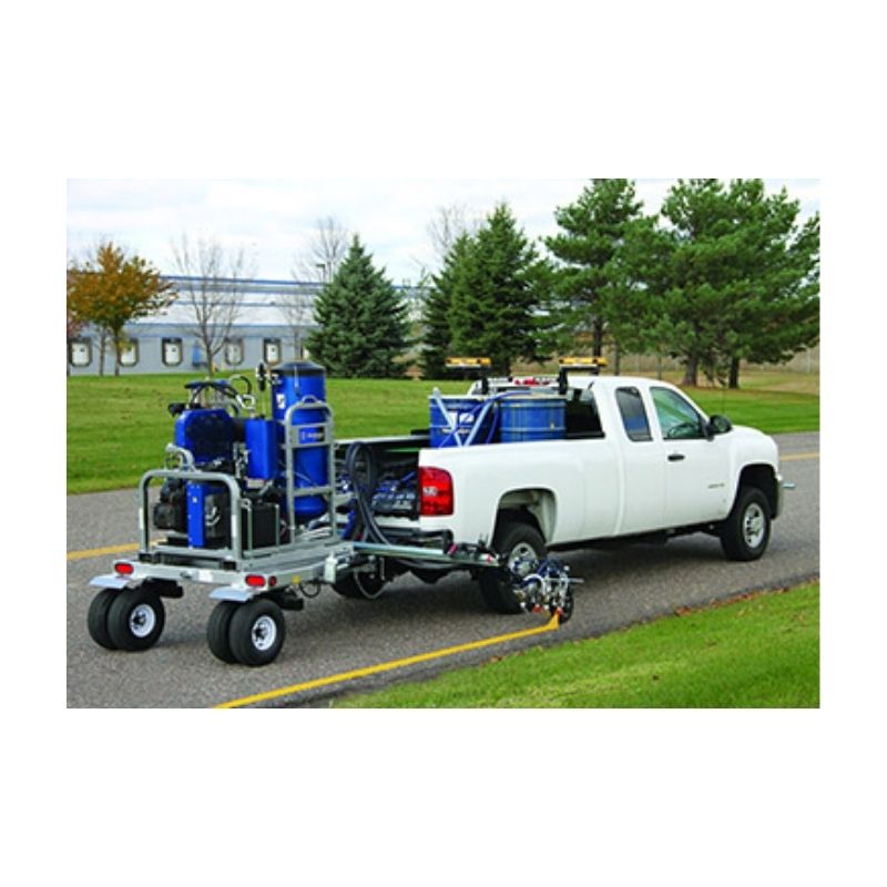 Roadlazer Roadpak Tow Behind Traffic Line Marking Paint Striping Machine System.